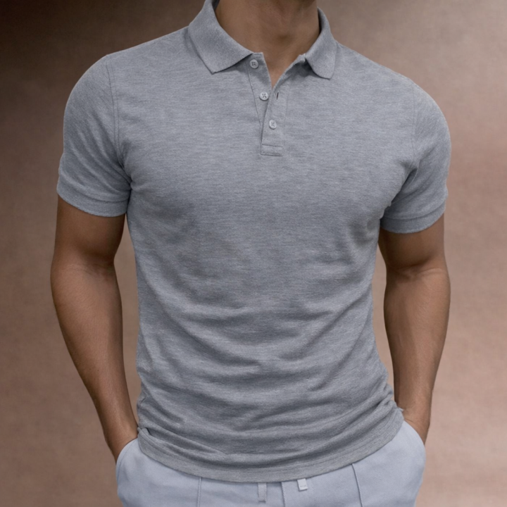 Export Quality Dark Navy Pique Polo Shirt