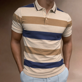 Export Quality Dark Navy Pique Polo Shirt