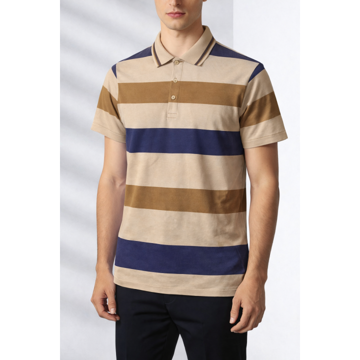 Export Quality Dark Navy Pique Polo Shirt